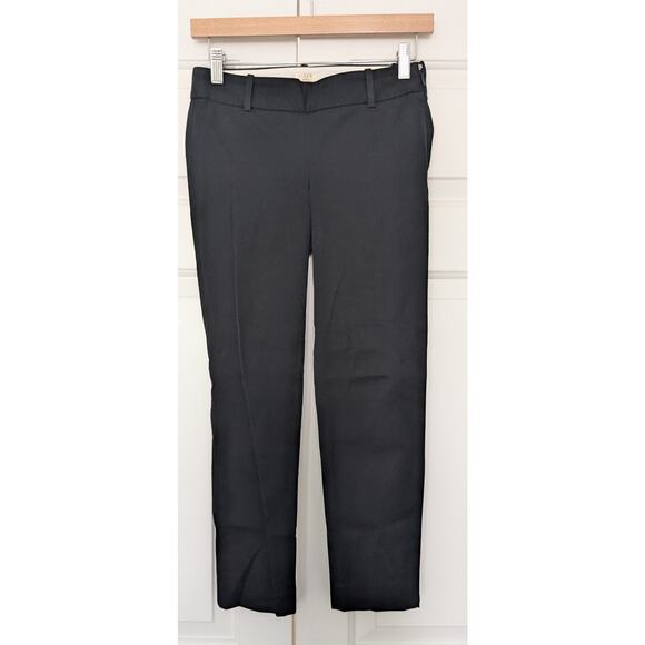 J. Crew Factory Stretch Black Slim Ankle Pants - Picture 1 of 7